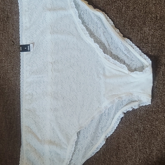 torrid Intimates & Sleepwear Torrid Curve 4way Stretch Lace Midrise Hipster Panty White Nwt